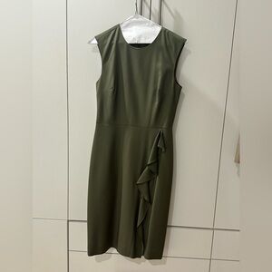 J. crew olive green dress